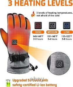 Winter-Proof Heated Gloves with Rechargeable Battery Ideal for Outdoor Sports