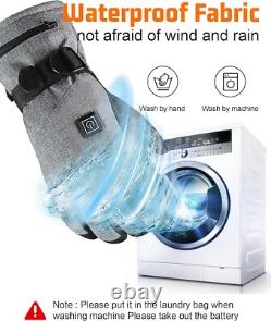 Winter-Proof Heated Gloves with Rechargeable Battery Ideal for Outdoor Sports