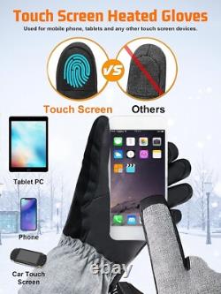 Winter-Proof Heated Gloves with Rechargeable Battery Ideal for Outdoor Sports
