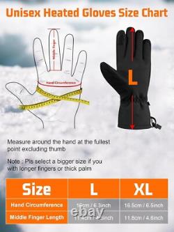Winter-Proof Heated Gloves with Rechargeable Battery Ideal for Outdoor Sports