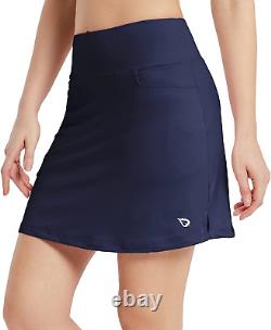 Women'S 16'' Golf Skirts High Waisted Tennis Athletic Running Workout Active Sko