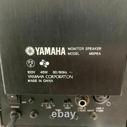 YAMAHA MSP5 STUDIO Powered Monitor Speakers System Black Pair