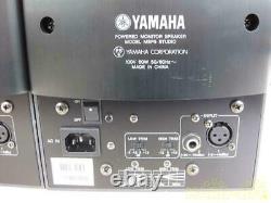 YAMAHA MSP5 STUDIO Powered Monitor Speakers System Black Pair Good Cond Japan