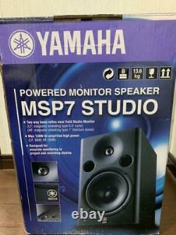 YAMAHA MSP7 STUDIO Powered Monitor Speaker Pair Great value USED Free Ship H0160