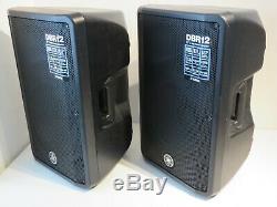 Yamaha DBR12 12 Powered PA Speakers Pair
