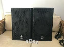 Yamaha DXR10 powered speakers 1100w full range (Pair)