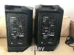 Yamaha DXR10 powered speakers 1100w full range (Pair)