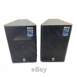 Yamaha DXR15 Active Powered 2-Way 15 Stage PA Speakers Pair inc Warranty