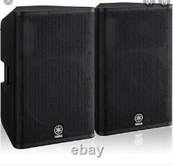 Yamaha DXR15 Pair Of Powered Speakers DXR-15 SOUND AMAZING