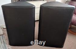 Yamaha DXR15 Powered speakers with covers Pair