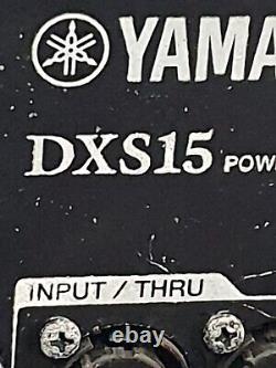 Yamaha DXS15 Active Powered Subwoofer Subs Pair