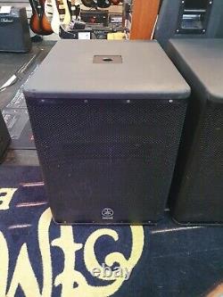 Yamaha DXS15 Active Powered Subwoofer Subs Pair