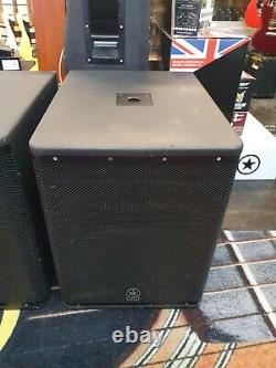 Yamaha DXS15 Active Powered Subwoofer Subs Pair