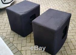 Yamaha DXS 15 Active Powered Subwoofers PAIR With Covers