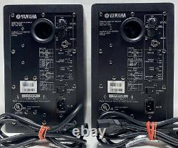 Yamaha HS50M Studio Speaker Powered Monitors Active 5 Pair Tested Clean