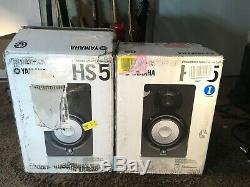 Yamaha HS5 pair Powered Studio Monitors Active set black reference speakers