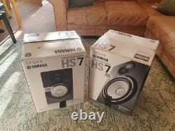 Yamaha HS7 Pair, Powered Studio Monitor Speakers Excellent Working Condition