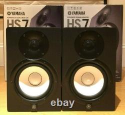Yamaha HS7 Powered Studio Monitor Speakers (Pair Boxed) Mint Condition