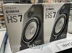 Yamaha HS7 Powered Studio Monitor speakers Pair- MINT IN BOX