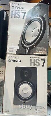 Yamaha HS7 Powered Studio Monitor speakers Pair- MINT IN BOX