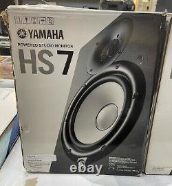 Yamaha HS7 Powered Studio Monitor speakers Pair- MINT IN BOX