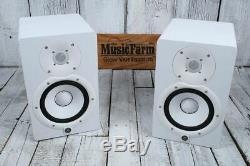 Yamaha HS7 Two Way Powered Studio Monitor PAIR OF TWO 95W Active Speakers White
