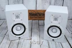 Yamaha HS7 Two Way Powered Studio Monitor PAIR OF TWO 95W Active Speakers White
