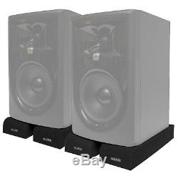 Yamaha HS8 8 Powered Active Studio Monitor Speakers Pair w Stands Headphones