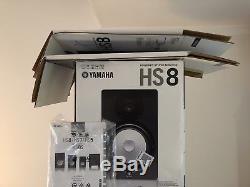 Yamaha HS8 Active Powered Studio Monitors (Pair) with bonus IsoAcoustic Stands