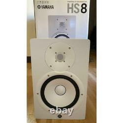 Yamaha HS8 Powered Studio Monitors Pair White USED with a box JAPAN