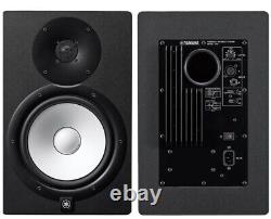 Yamaha HS8 Studio Speakers Monitors (PAIR) (with stands and power cables)