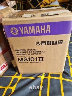 Yamaha MS101II PAIR Pro Audio Powered Active Portable Monitor Speaker