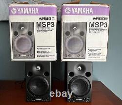 Yamaha MSP3 Active Powered Monitor Speakers (Pair)