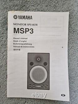 Yamaha MSP3 Powered Active Studio Monitors Speakers (X2 Pair)
