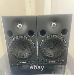 Yamaha MSP3 Powered Monitor Speakers With RCA Cables, Pair