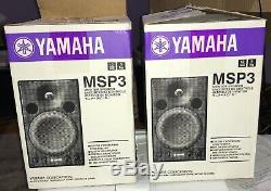 Yamaha MSP3 Studio Active Powered Monitors Speakers (Pair)
